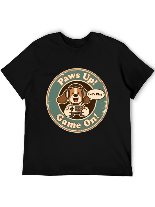 Paws Up! Game On! Graphic T-Shirt