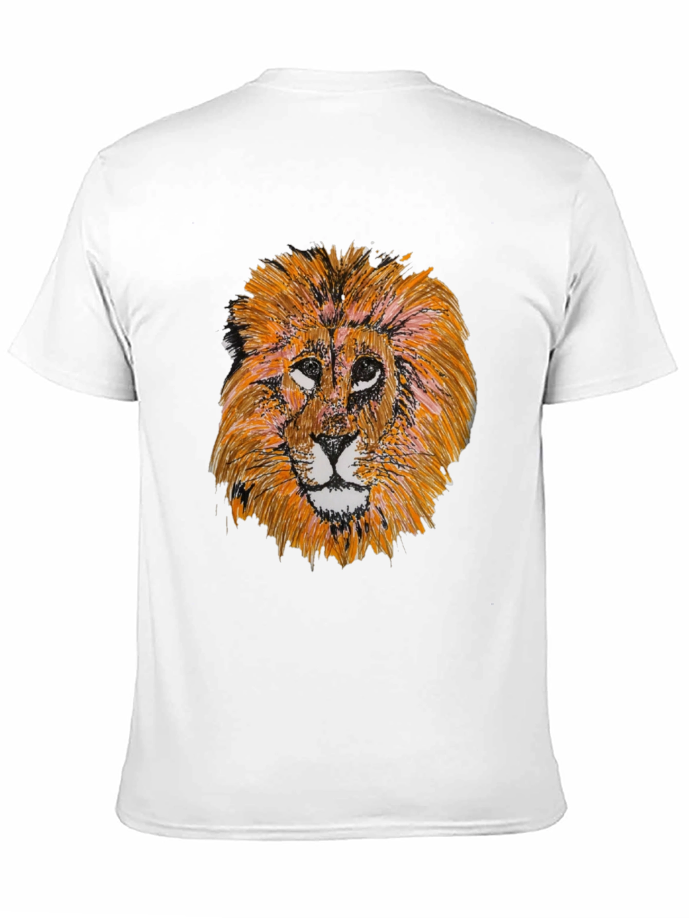 Lion Graphic Tee - Bold Black T-Shirt