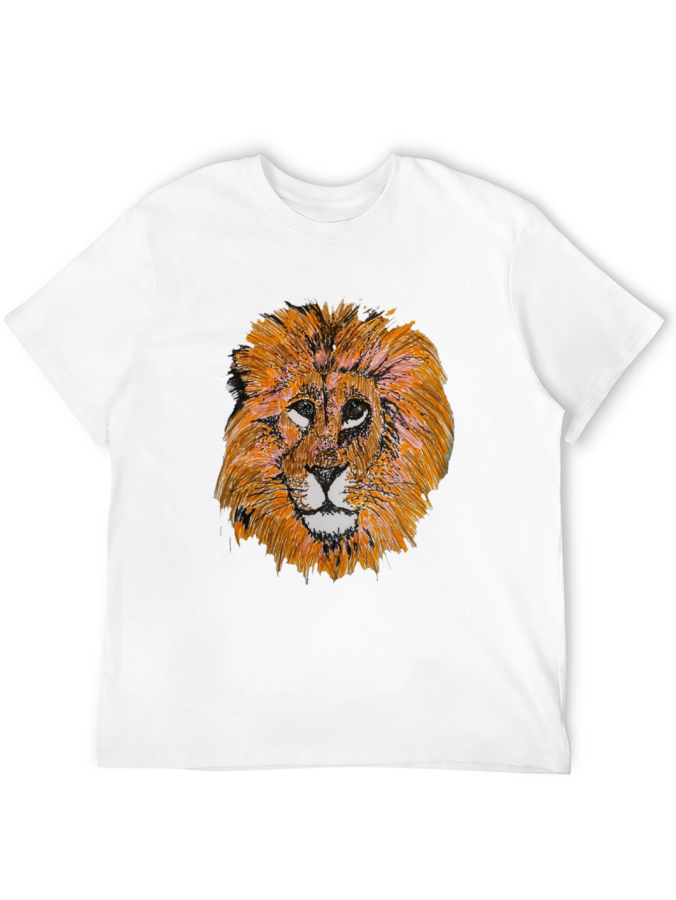 Lion Graphic Tee - Bold Black T-Shirt