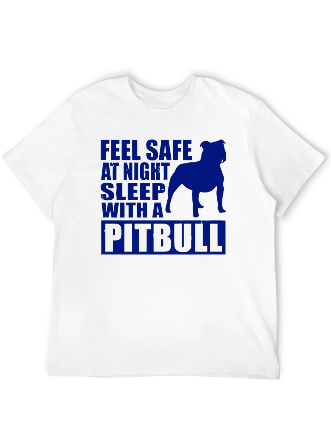 Feel Safe Sleep With Pitbull Graphic Tee