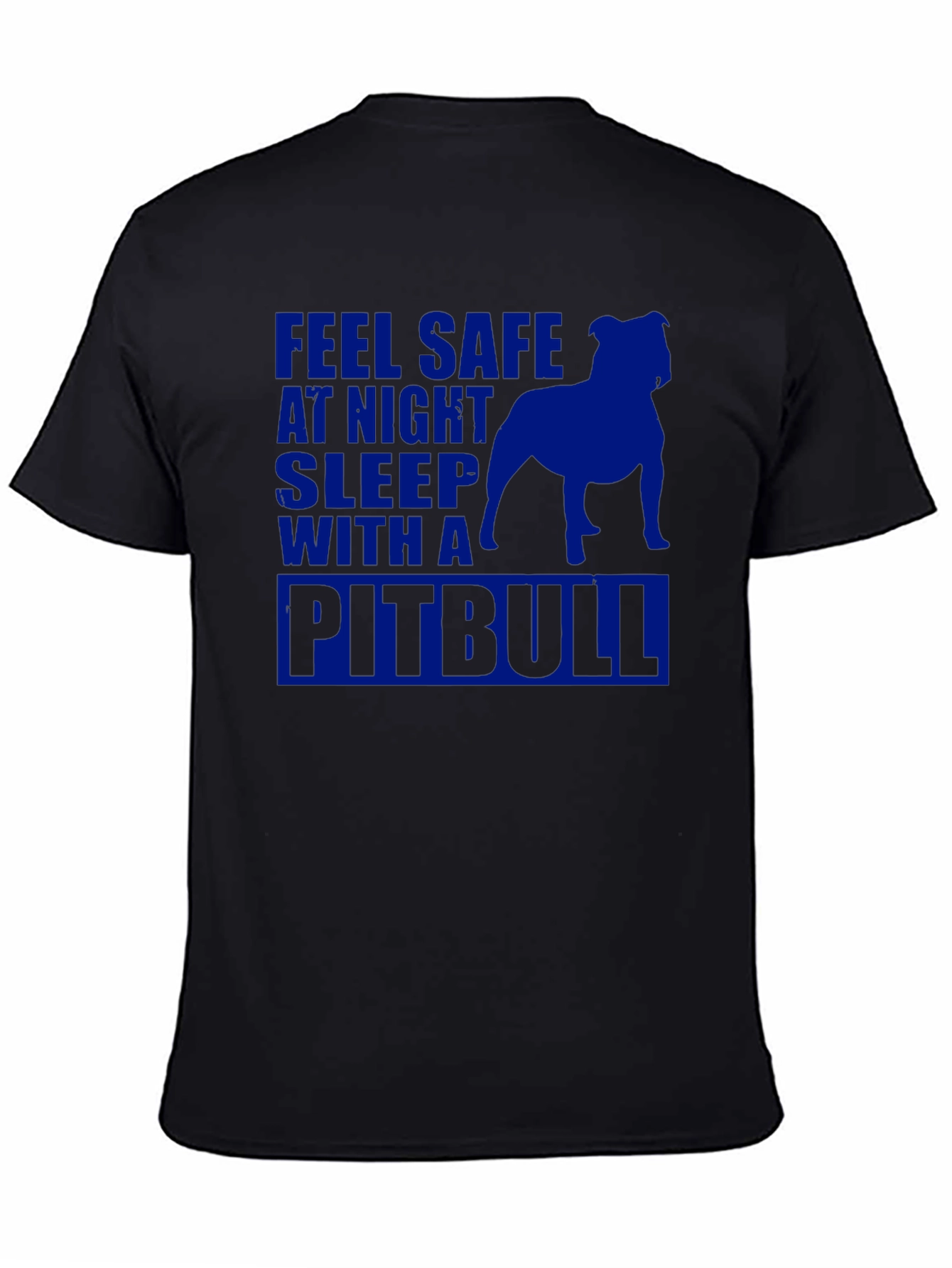 Feel Safe Sleep With Pitbull Graphic Tee