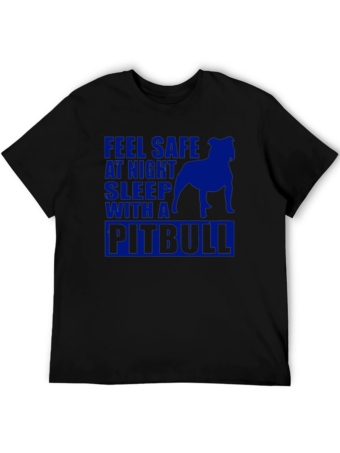 Feel Safe Sleep With Pitbull Graphic Tee