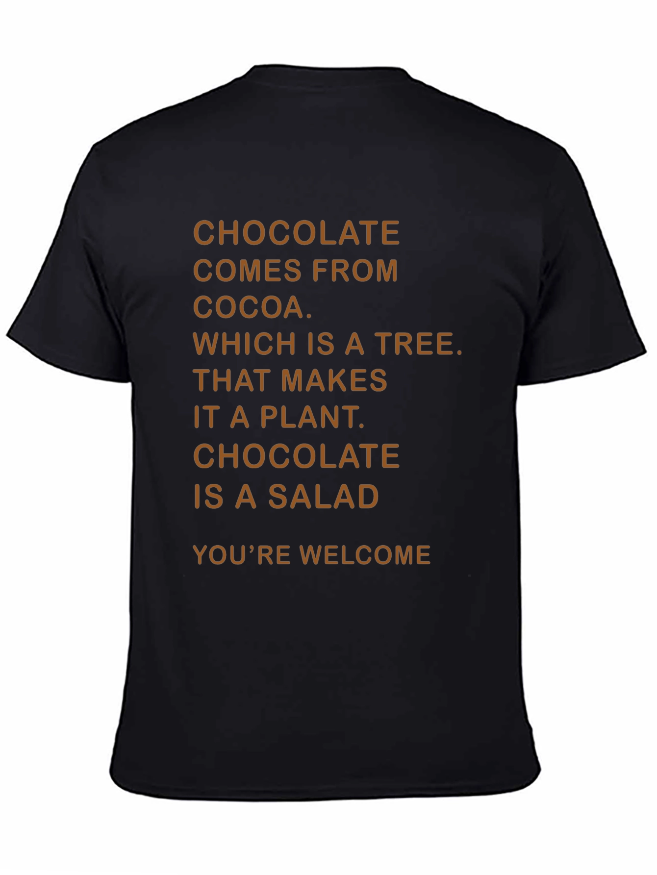 Chocolate Is A Salad Funny T-Shirt