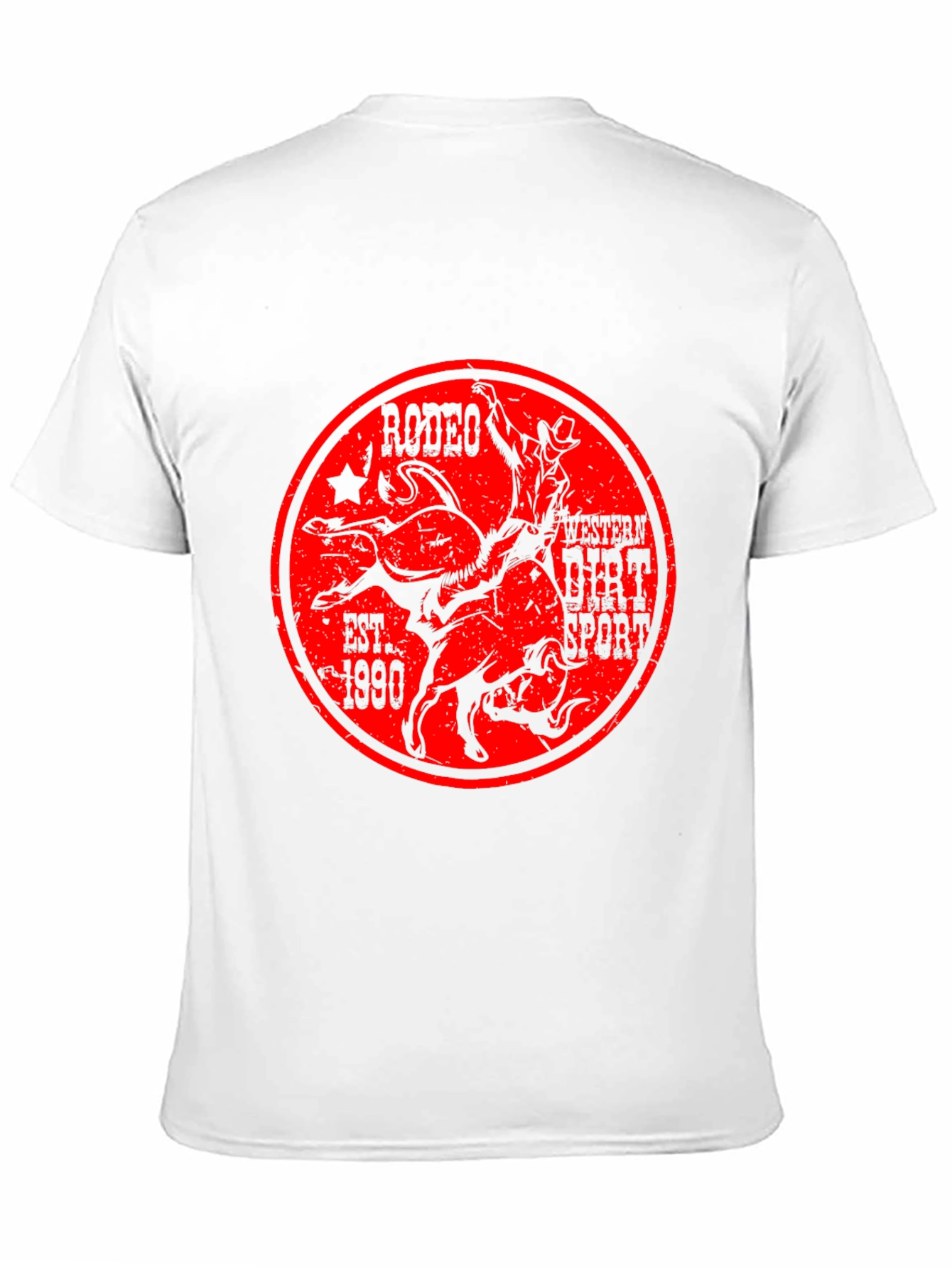 Rodeo Western Dirt Sport Graphic T-Shirt