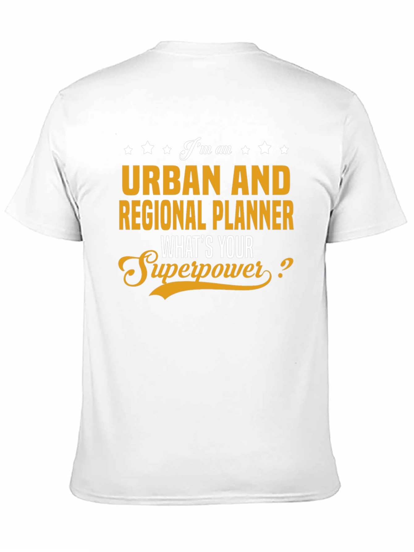 Urban Planner Superpower Black T-Shirt