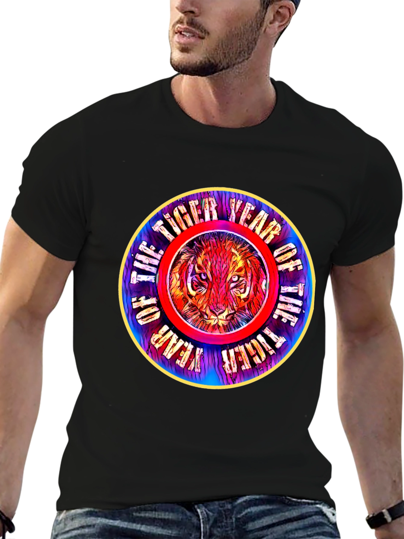 Year of the Tiger Graphic Tee - Unique Design