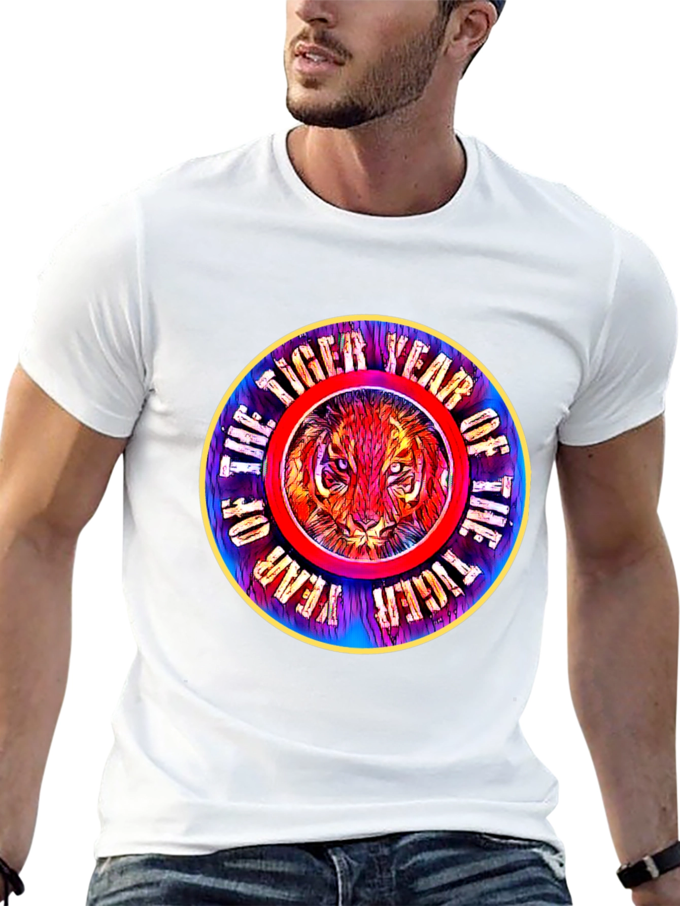 Year of the Tiger Graphic Tee - Unique Design