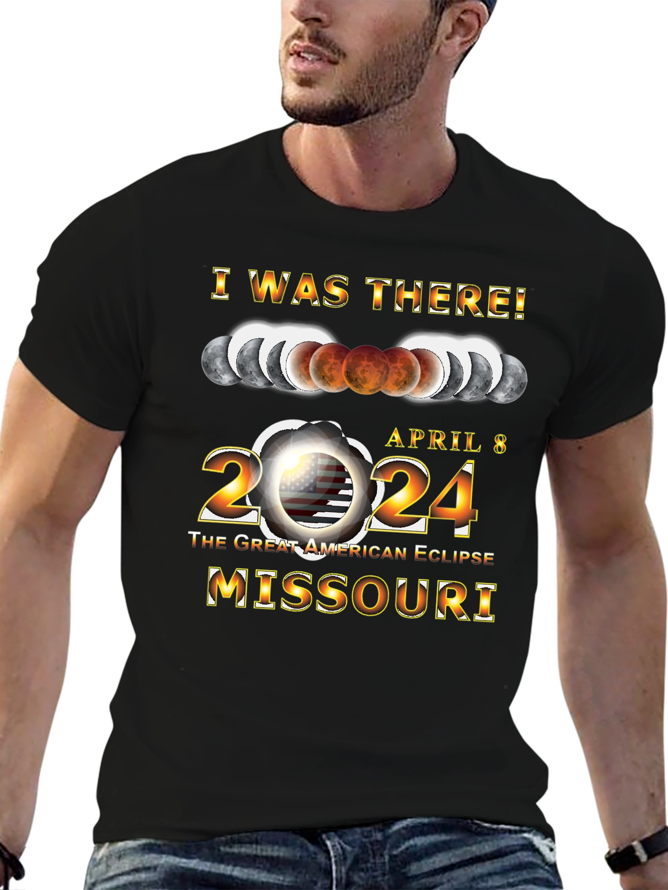 I Was There! Eclipse 2024 Missouri T-Shirt