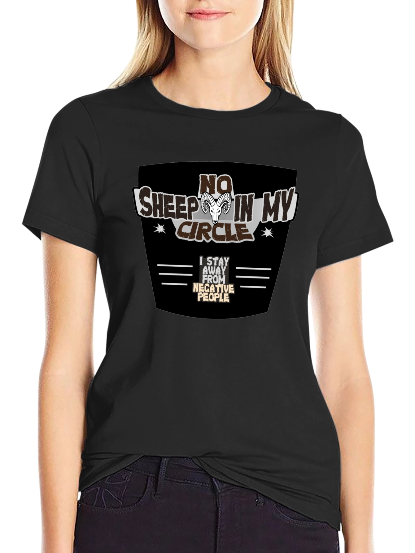 No Sheep In My Circle Graphic Tee