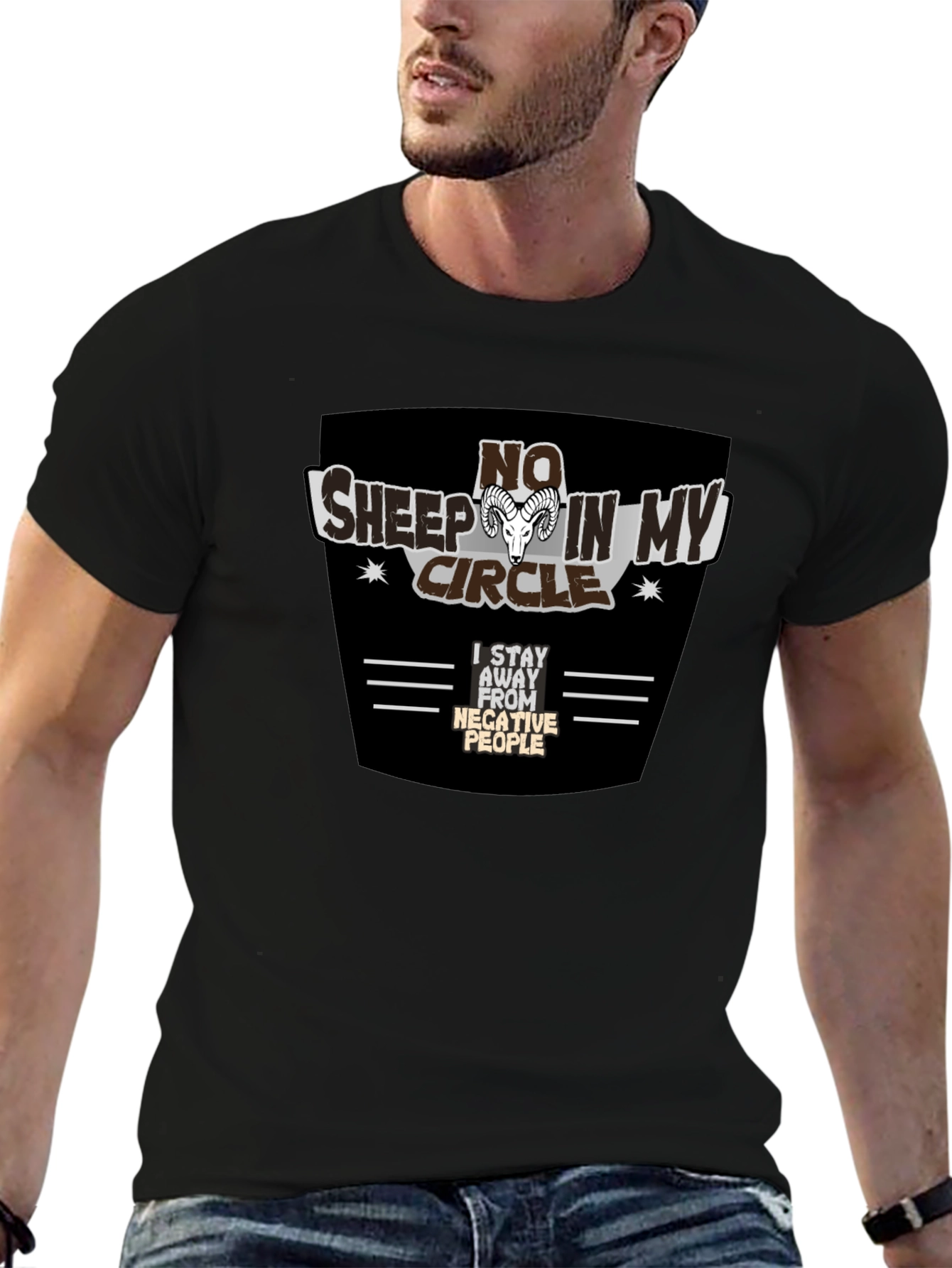 No Sheep In My Circle Graphic Tee