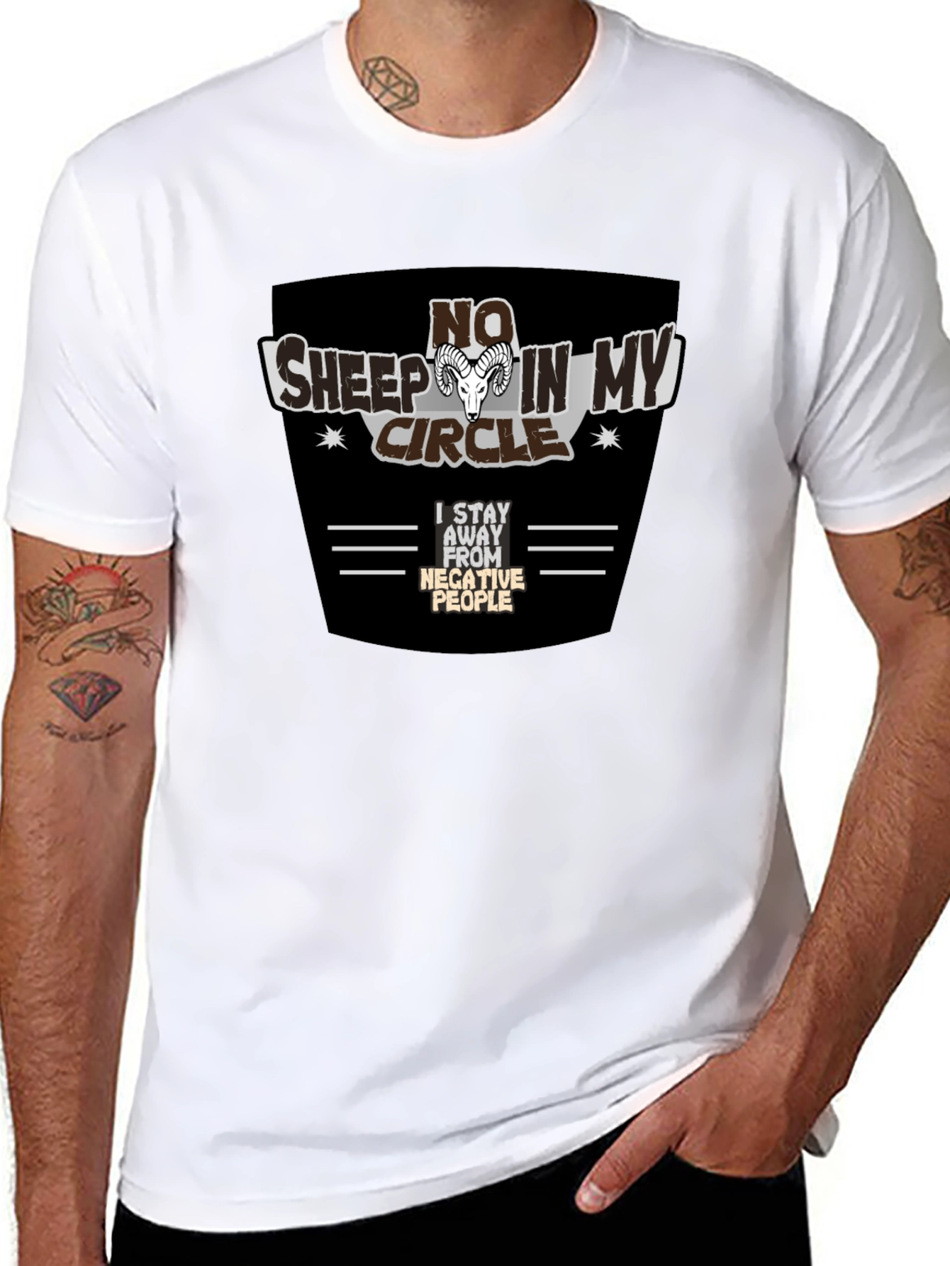 No Sheep In My Circle Graphic Tee