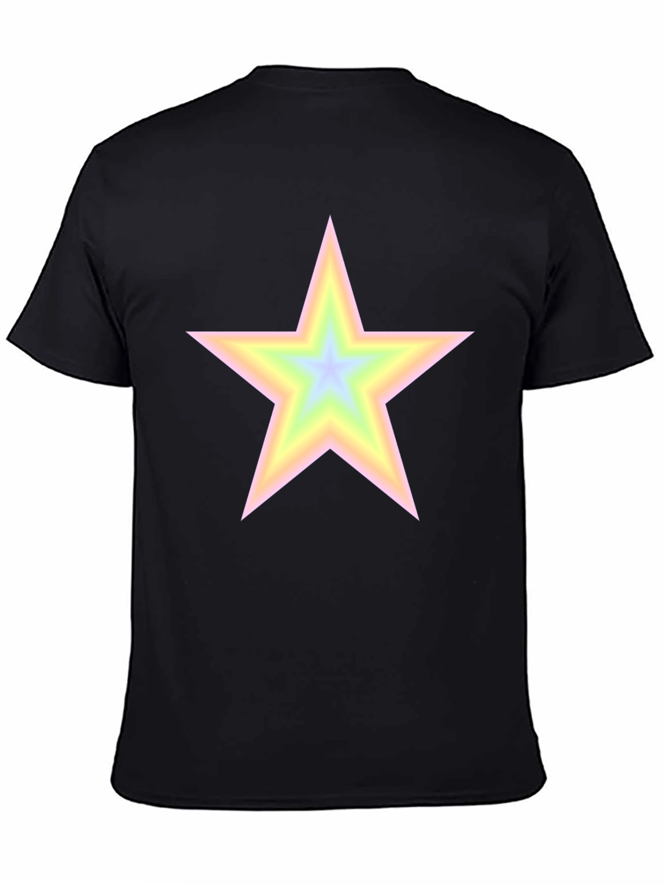 Star Graphic Tee - Mens Black T-Shirt
