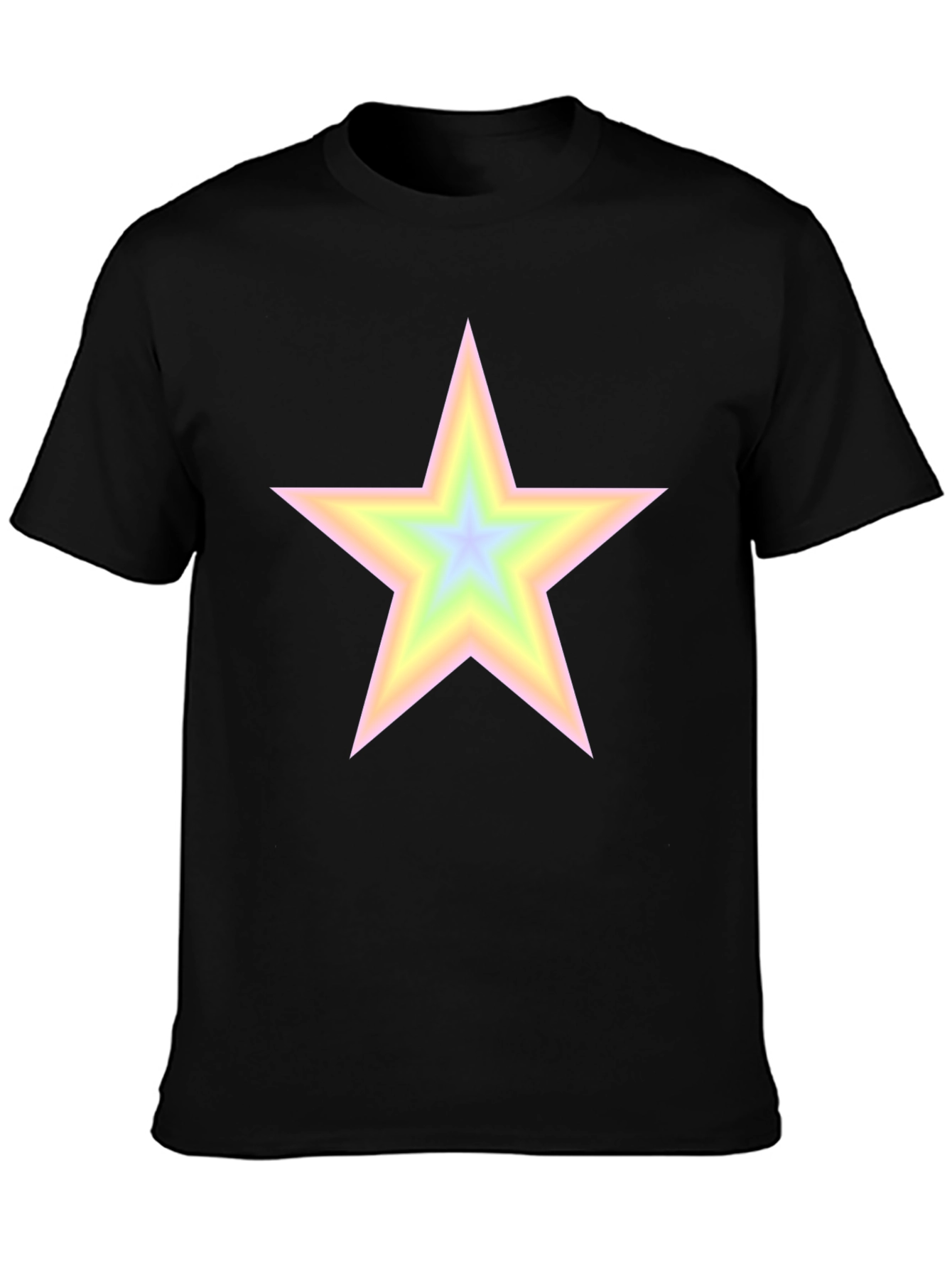 Star Graphic Tee - Mens Black T-Shirt