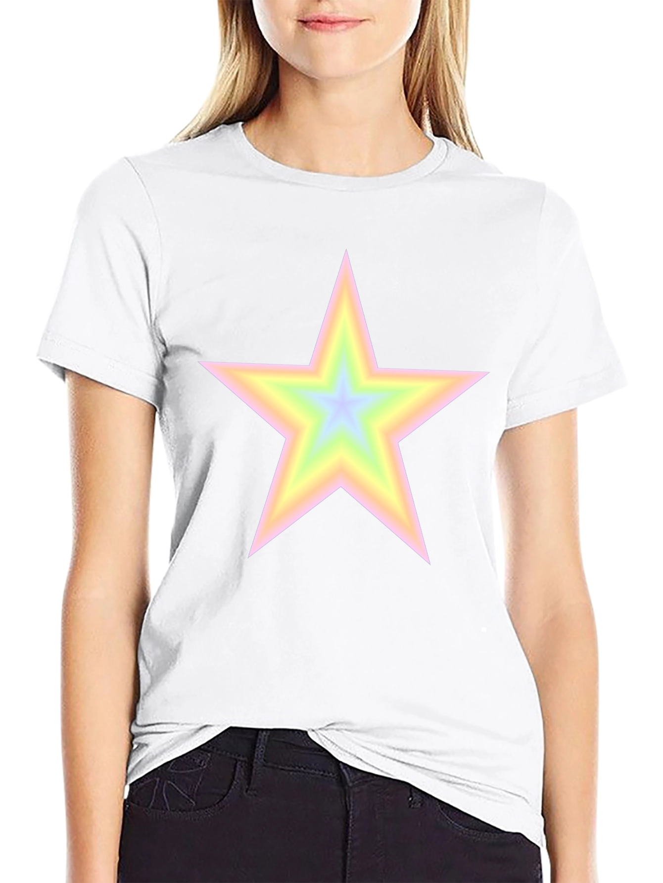 Star Graphic Tee - Mens Black T-Shirt