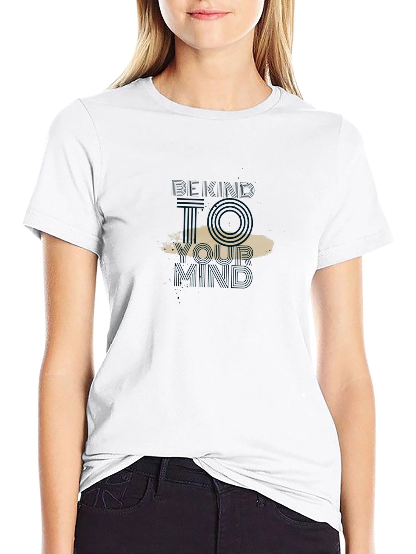 Black Graphic Tee - Bound To Your Mind Design