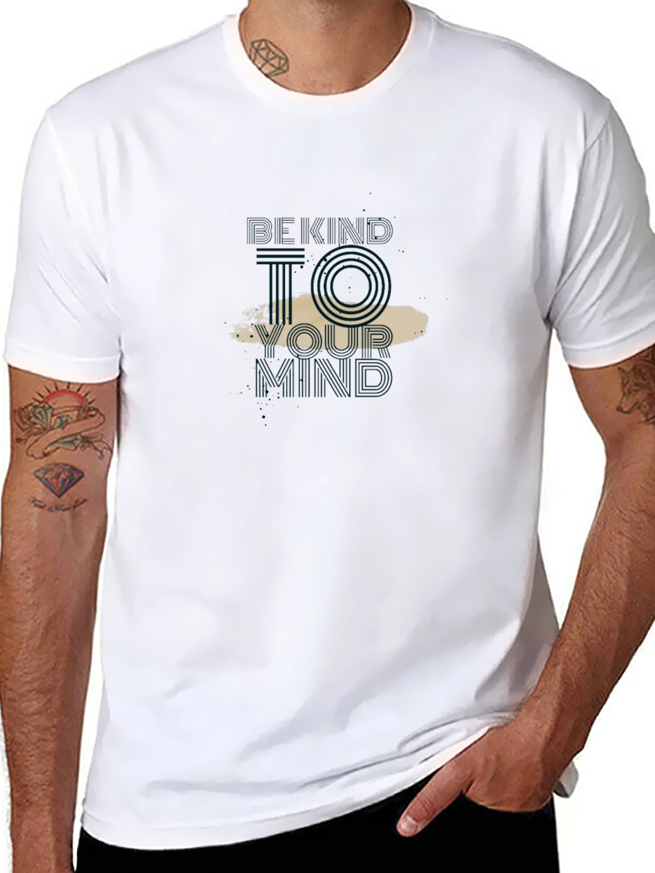 Black Graphic Tee - Bound To Your Mind Design