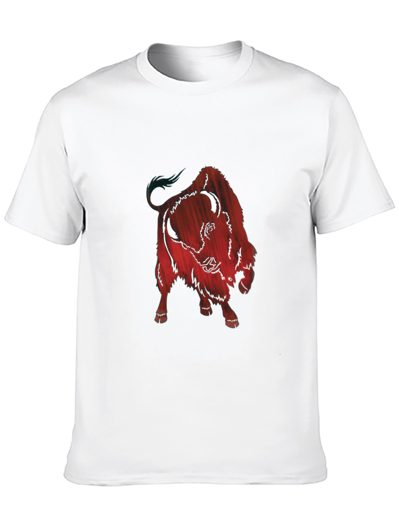 Buffalo Graphic Print Tee - Short Sleeve Black