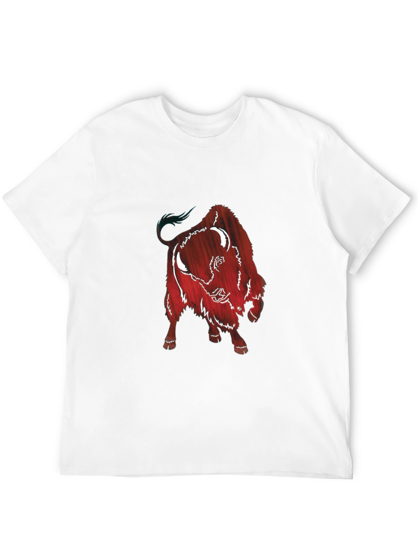Buffalo Graphic Print Tee - Short Sleeve Black