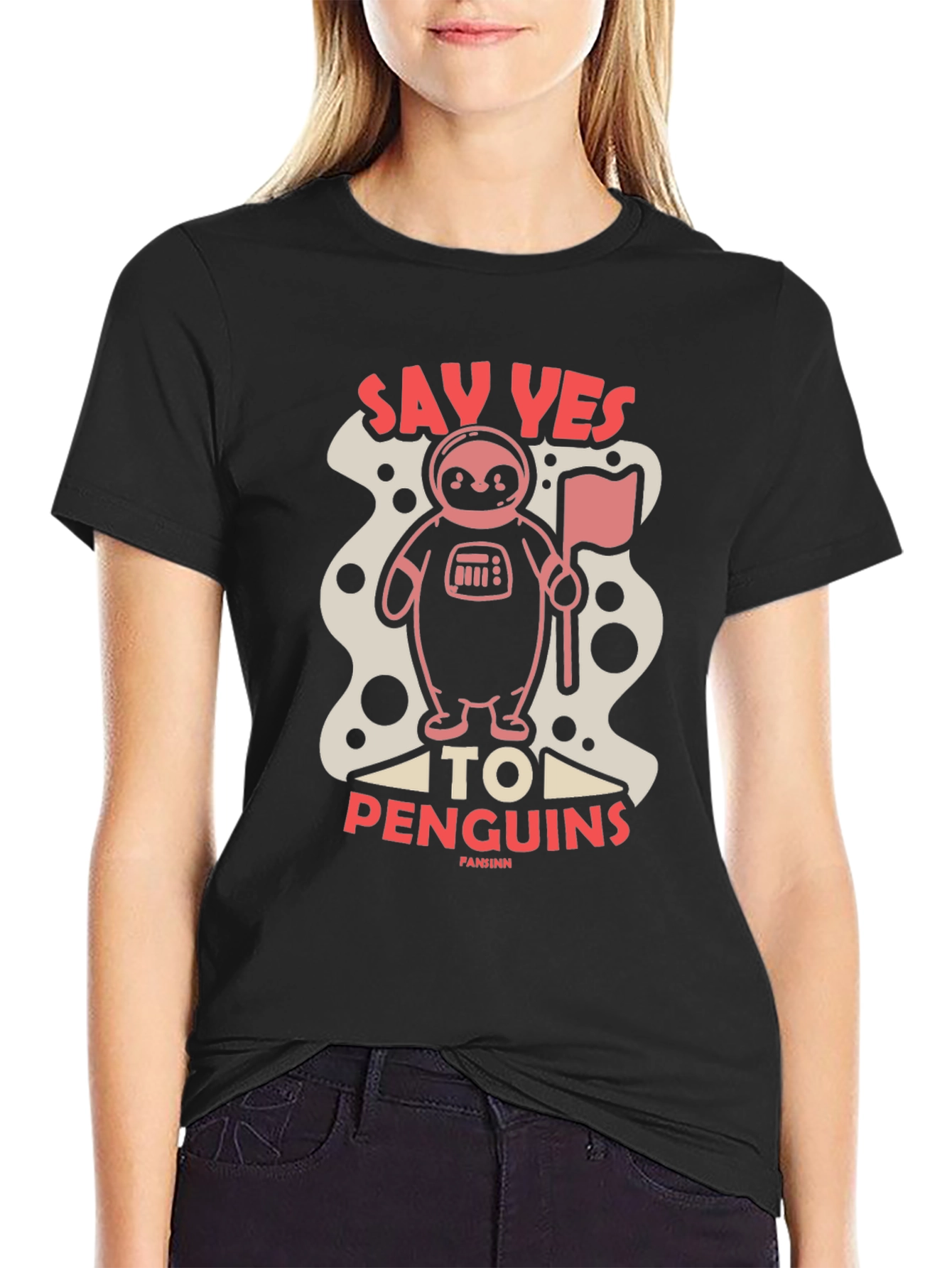 Say Yes To Penguins Graphic Tee