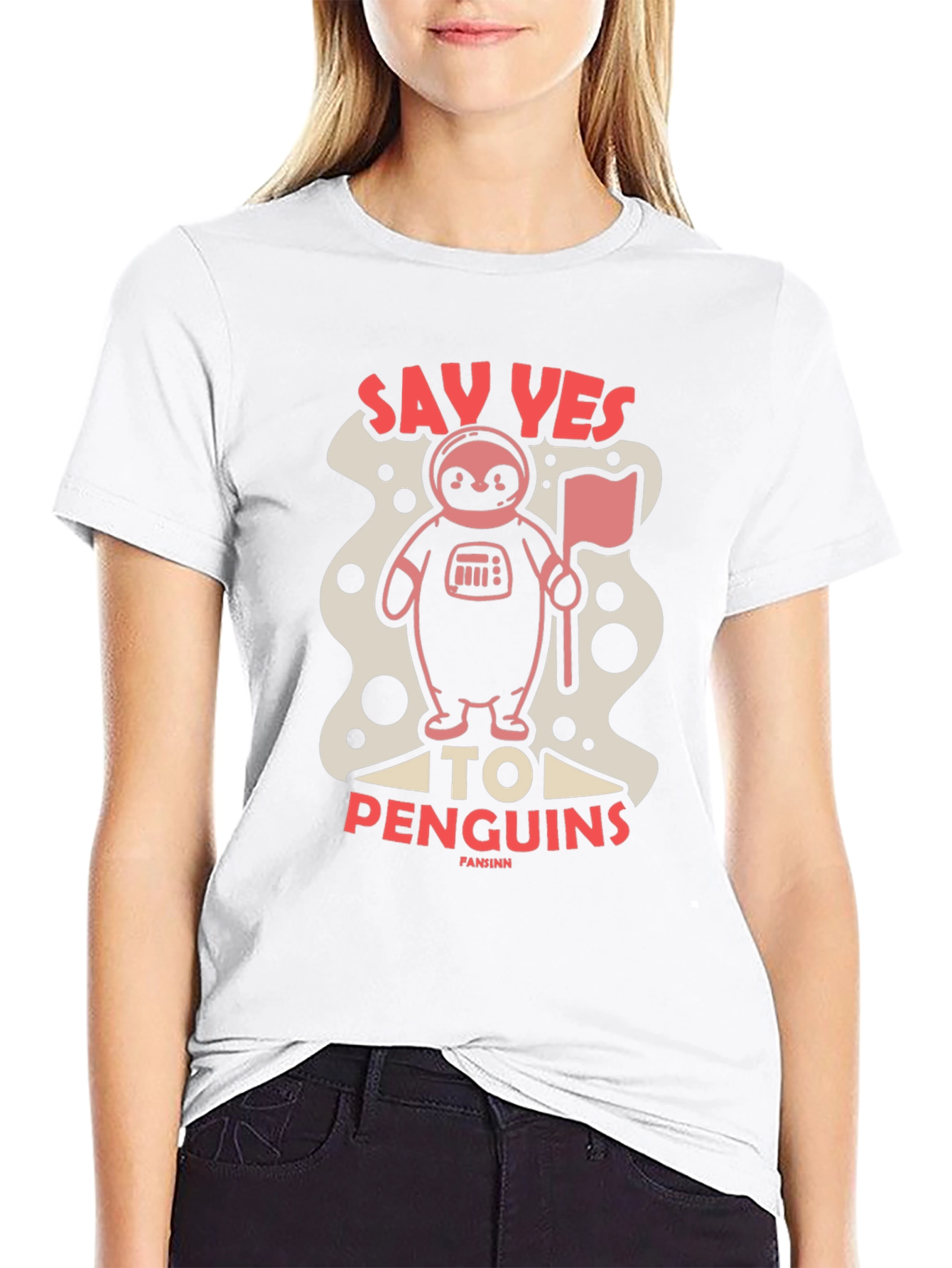 Say Yes To Penguins Graphic Tee