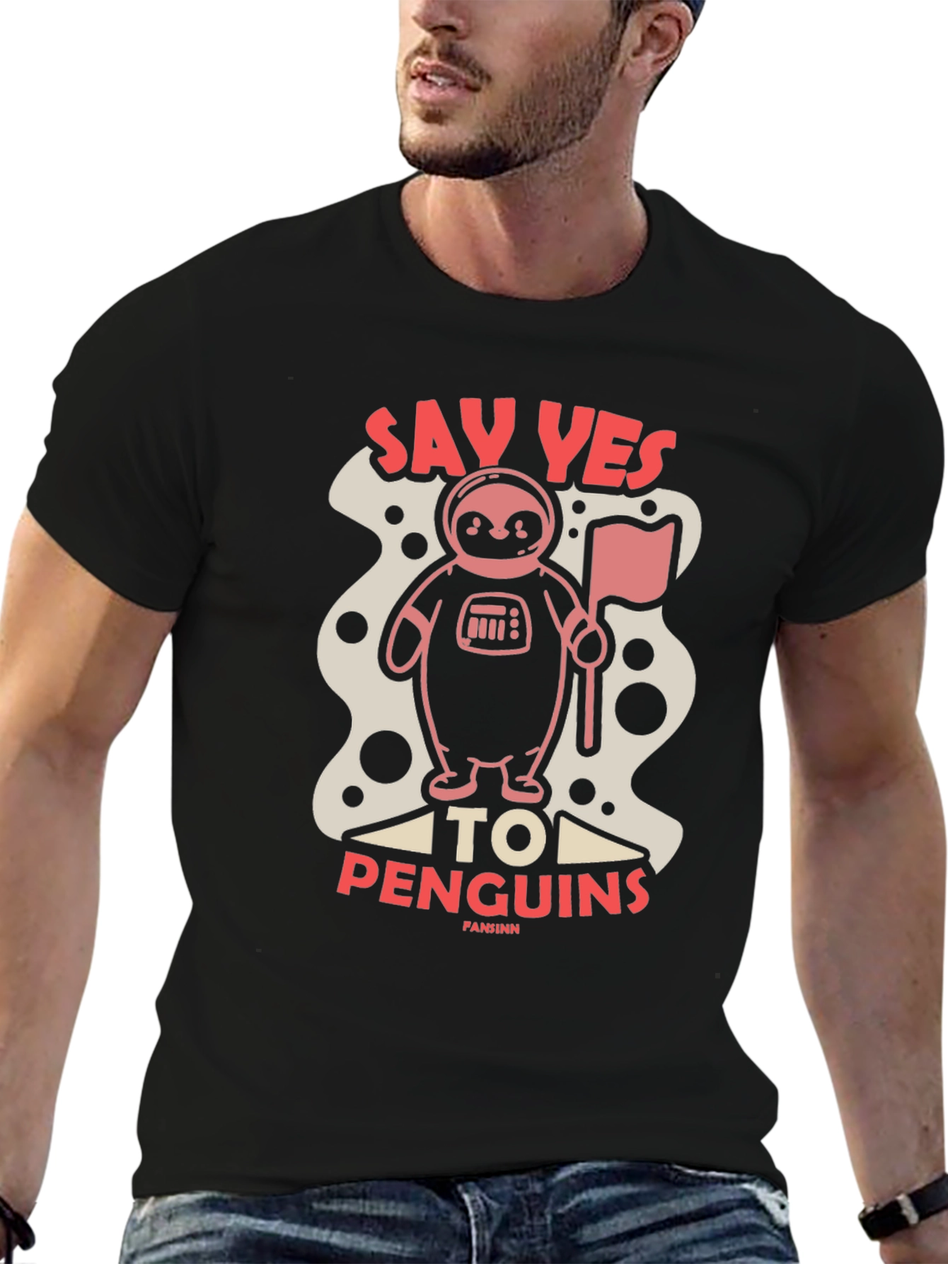 Say Yes To Penguins Graphic Tee