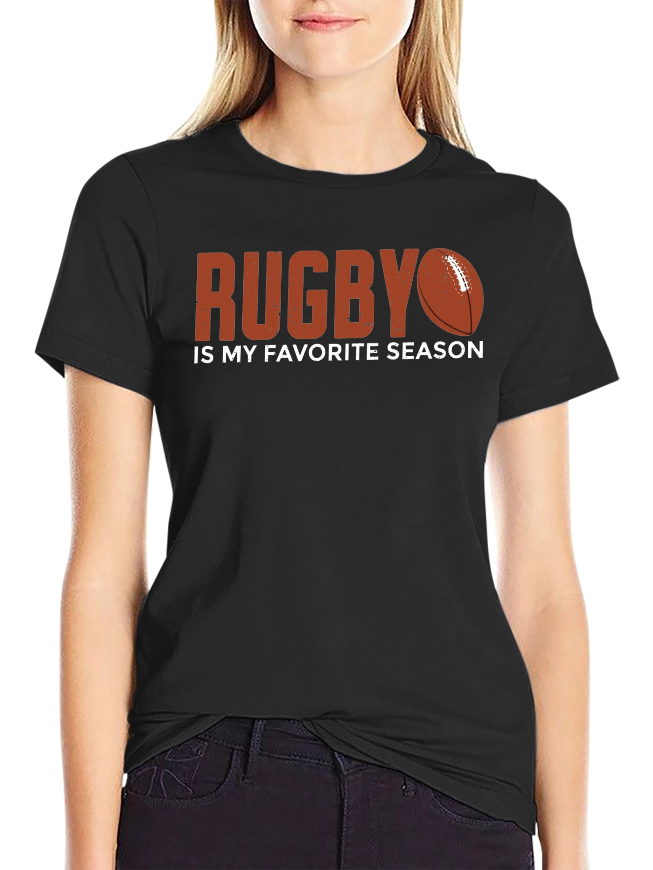 Rugby Is My Favorite Season Graphic T-Shirt