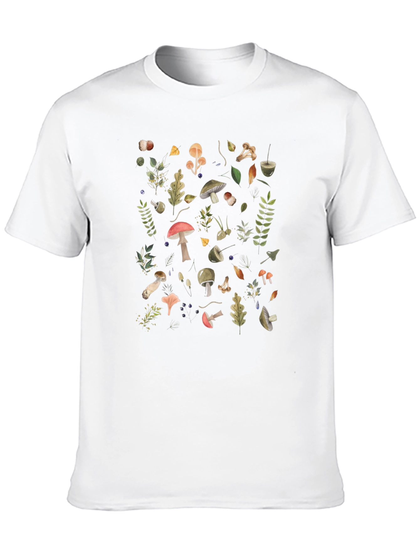 Mushroom Forest Graphic Tee - Nature Lovers T-Shirt