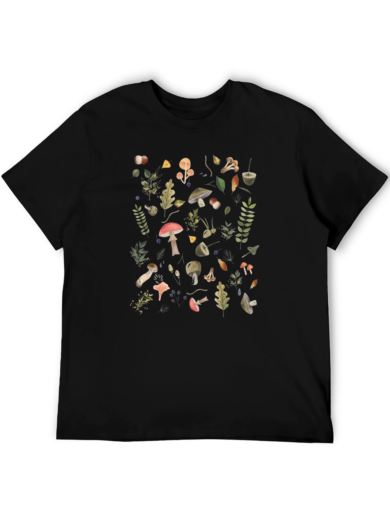 Mushroom Forest Graphic Tee - Nature Lovers T-Shirt