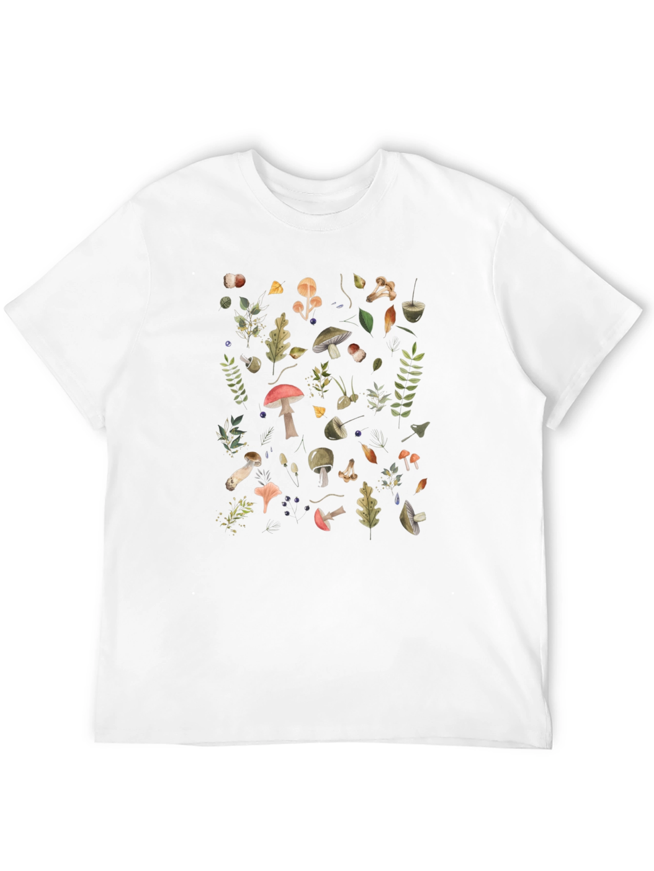 Mushroom Forest Graphic Tee - Nature Lovers T-Shirt