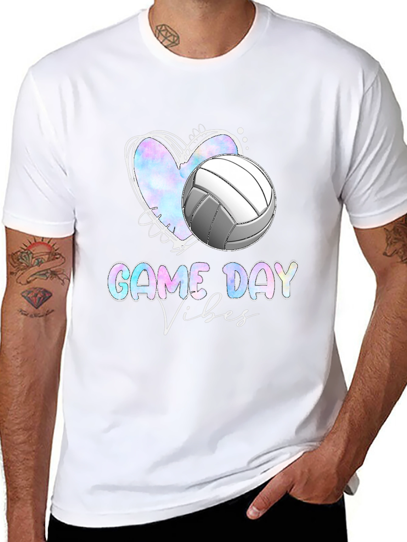 Game Day Vibes Volleyball Graphic Tee