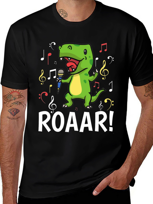 Dino Singer T-Shirt - Roar!