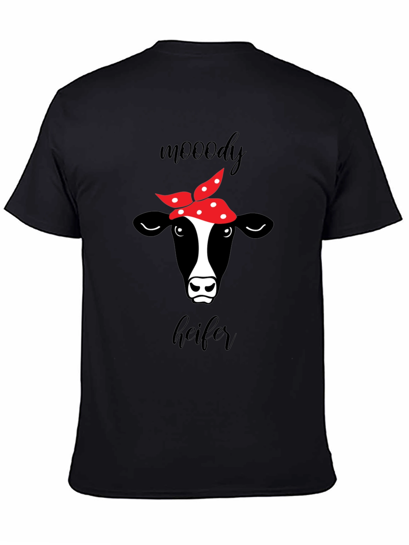 Moody Heifer Graphic T-Shirt
