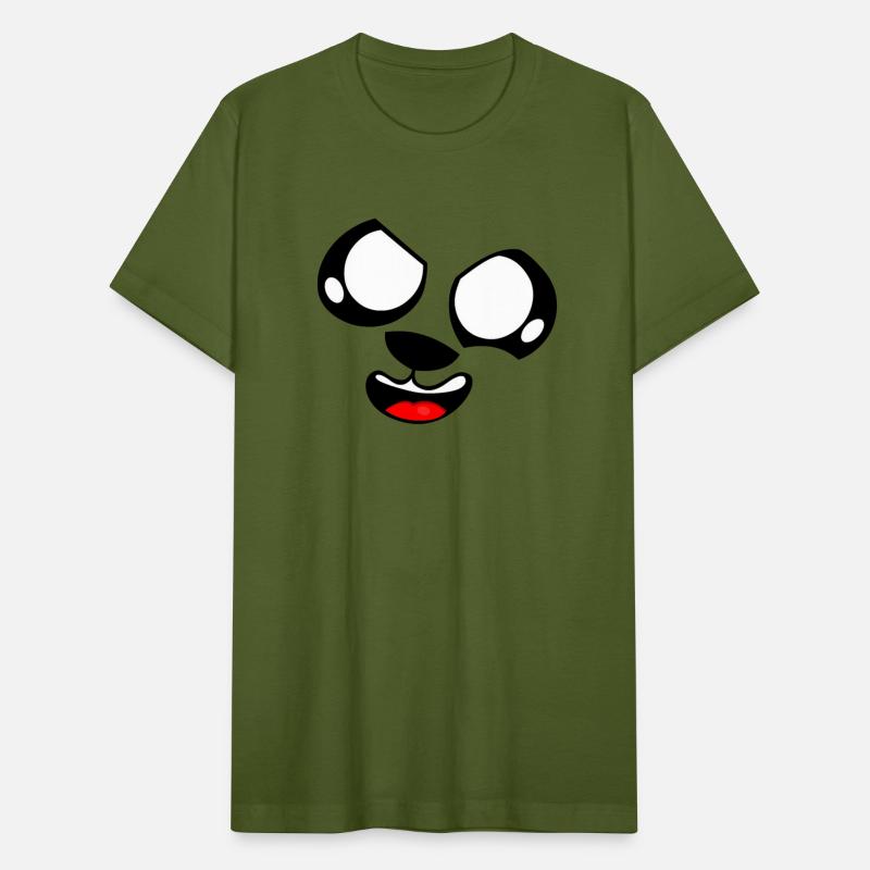 Kawaii adorable face Cute cartoon emoticon mad eye