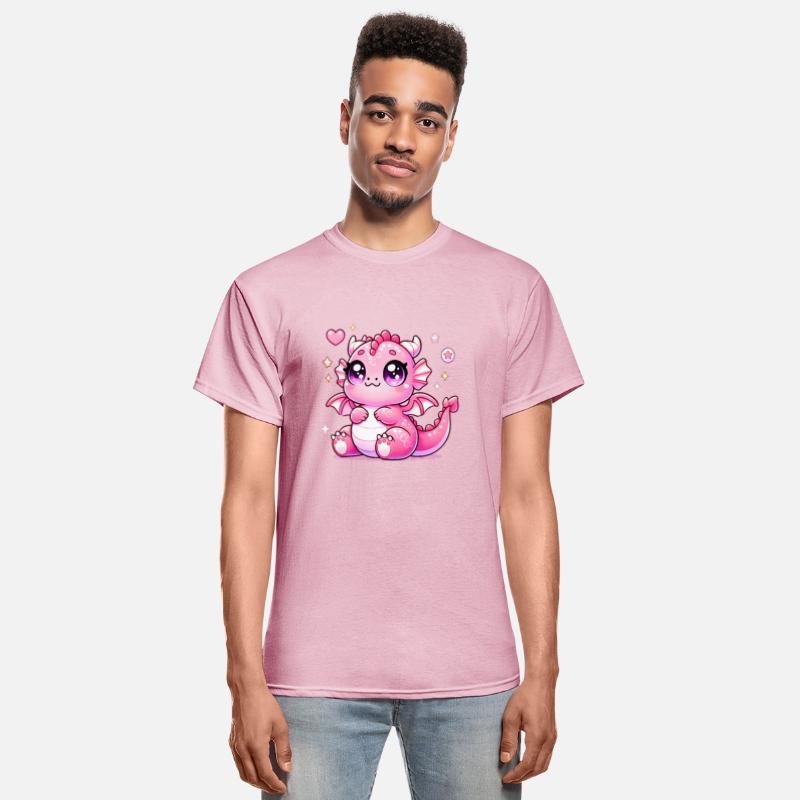 Kawaii Pink Dragon – Adorable Fantasy Design