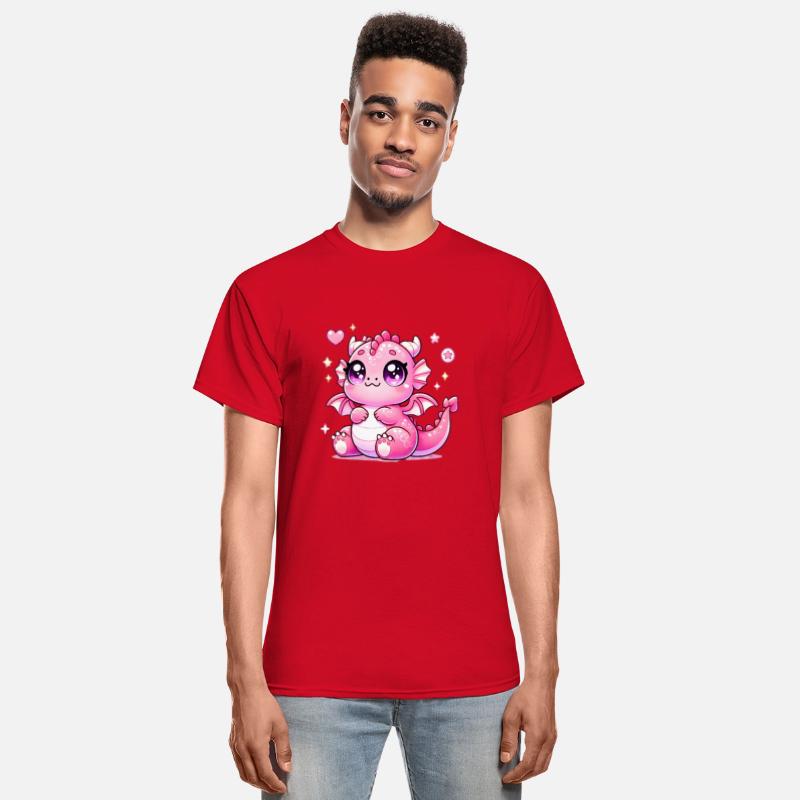 Kawaii Pink Dragon – Adorable Fantasy Design