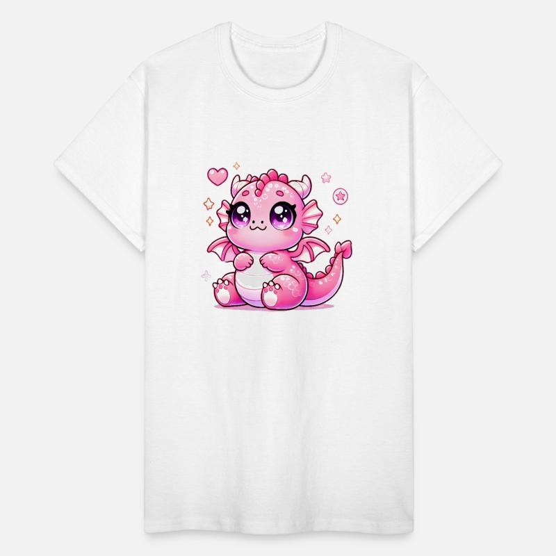 Kawaii Pink Dragon – Adorable Fantasy Design