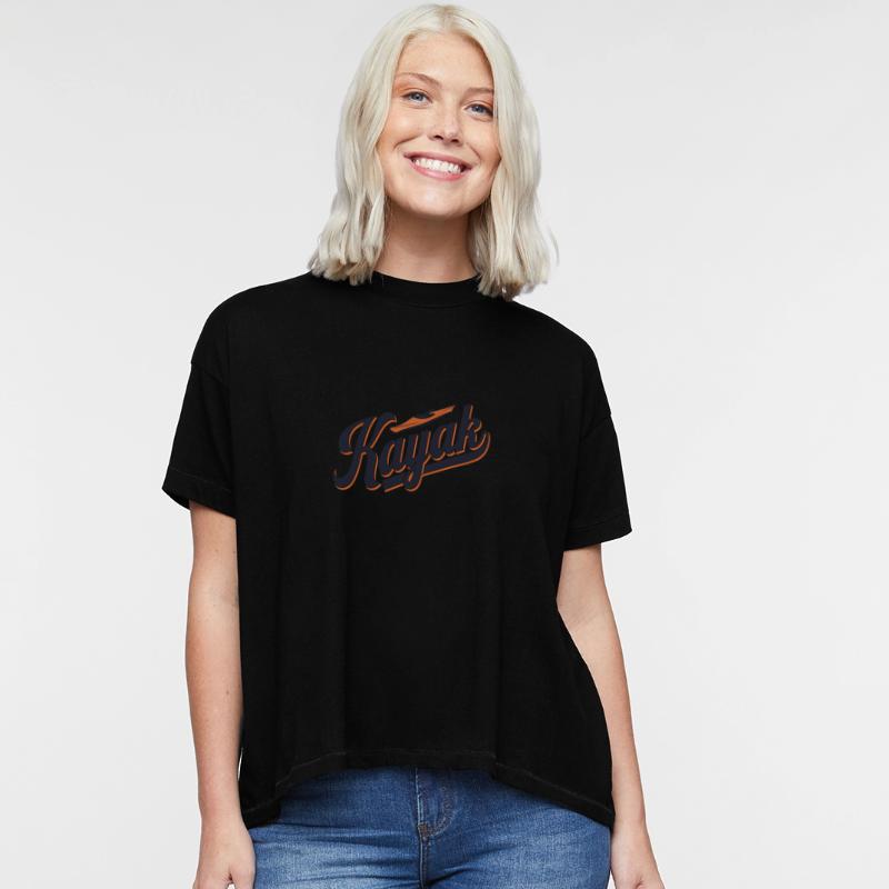 Kayak Adventure Enthusiast Design With Bold Script