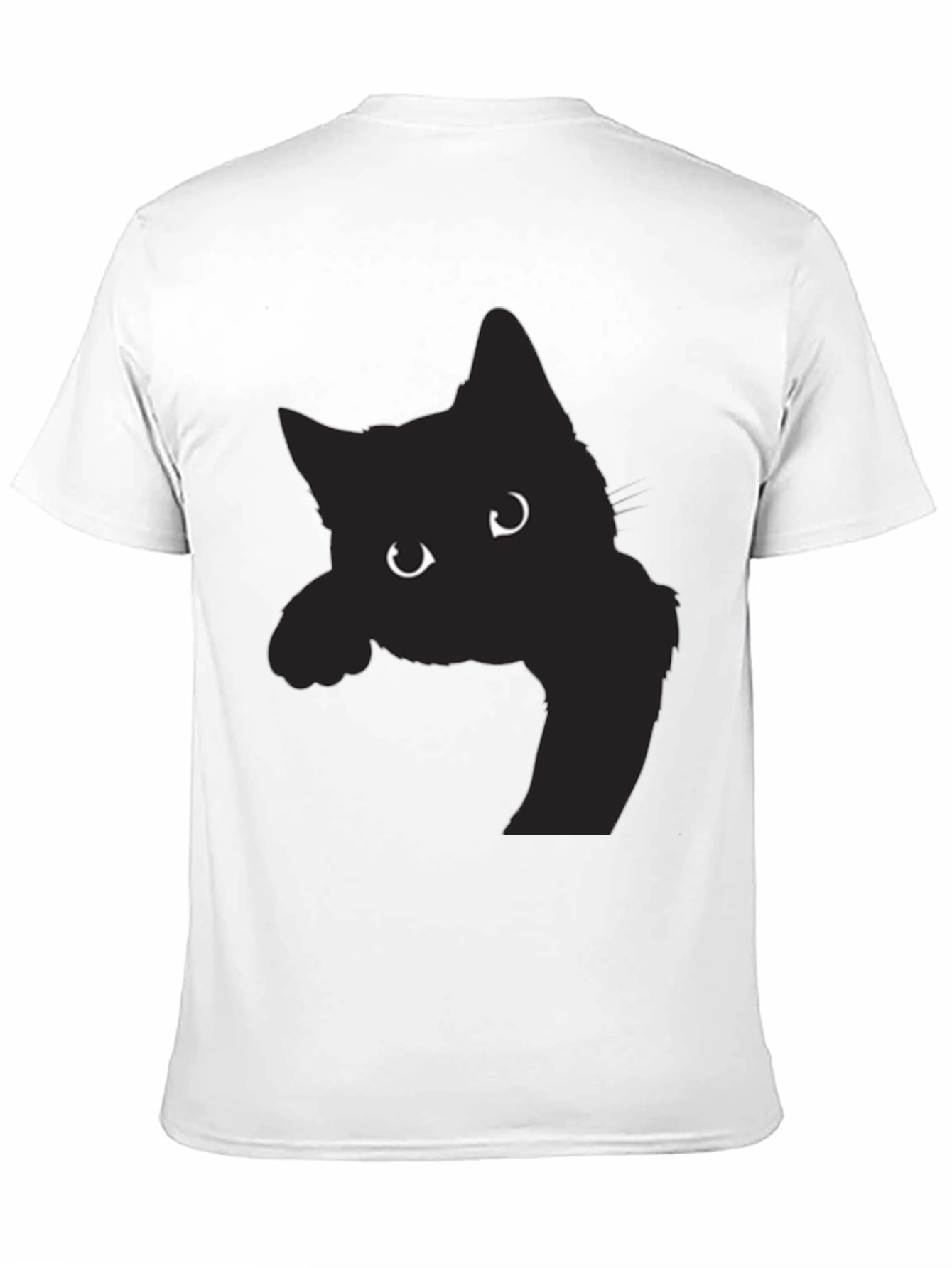 Black Cat Peek-a-Boo Graphic Tee