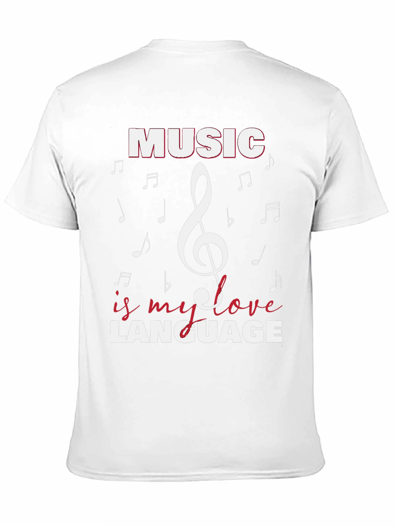 Music Is My Love Language Graphic Tee