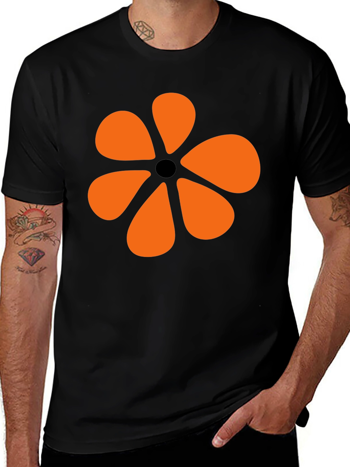Retro Flower Power T-Shirt - Groovy 60s Style