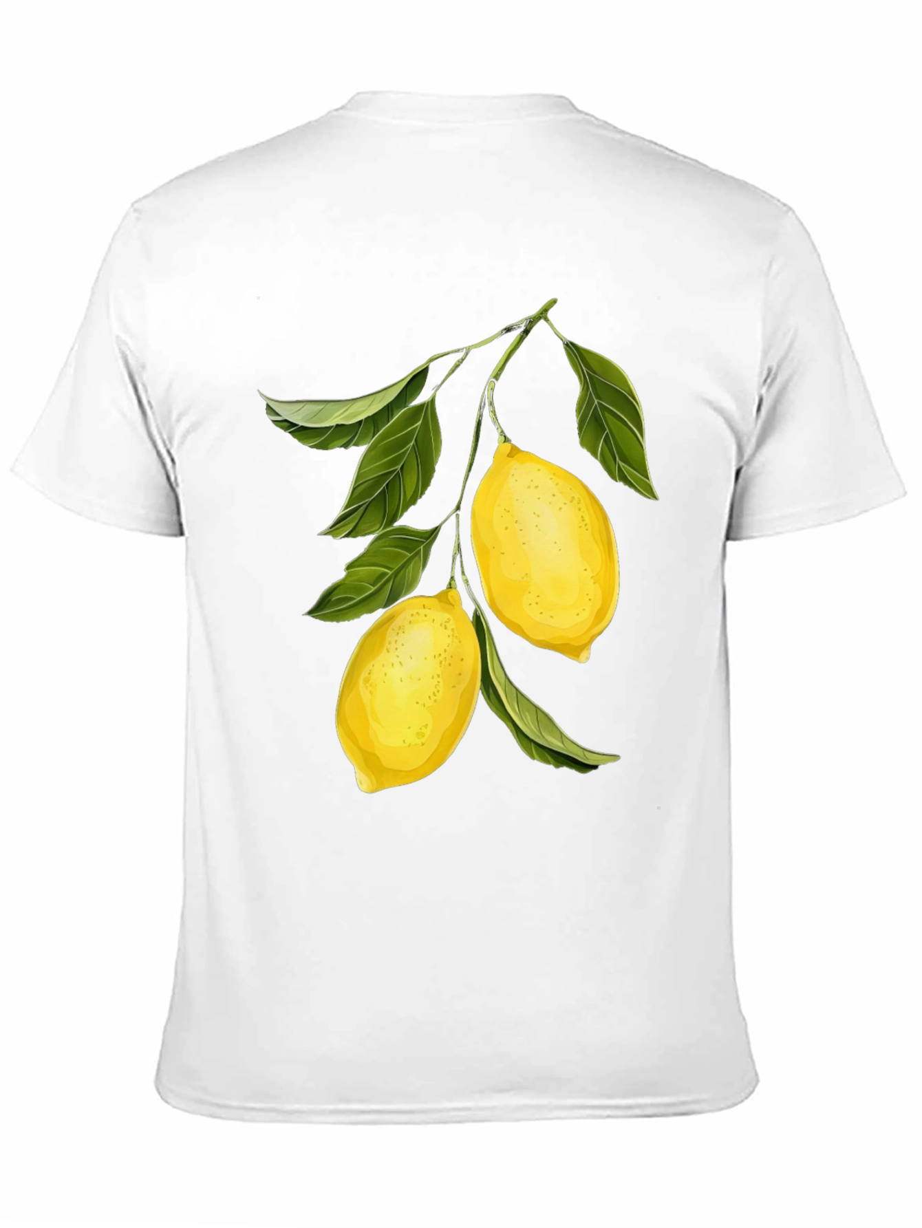 Lemon Branch Graphic Black T-Shirt