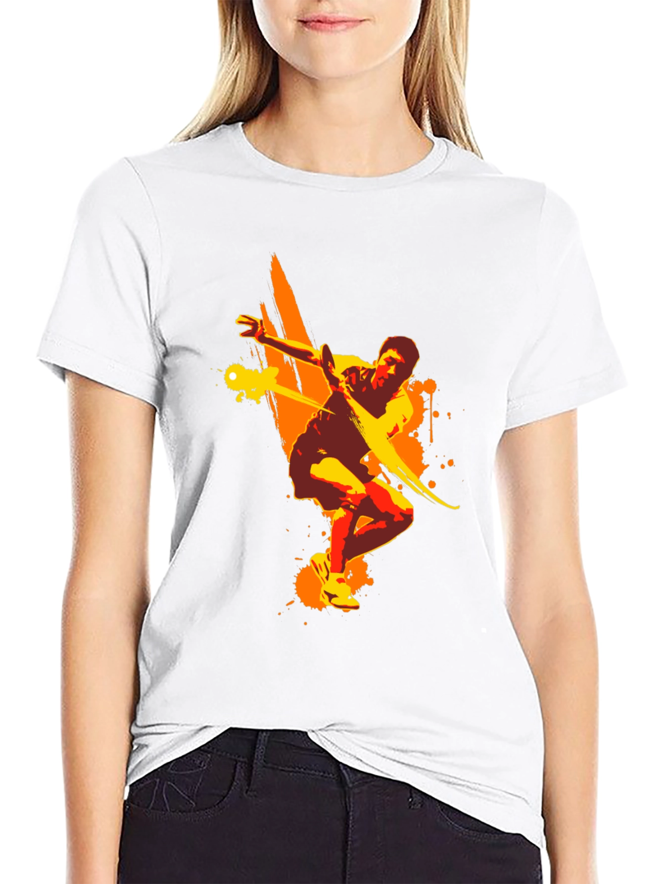Stylish Graphic Tee - Active Man Design