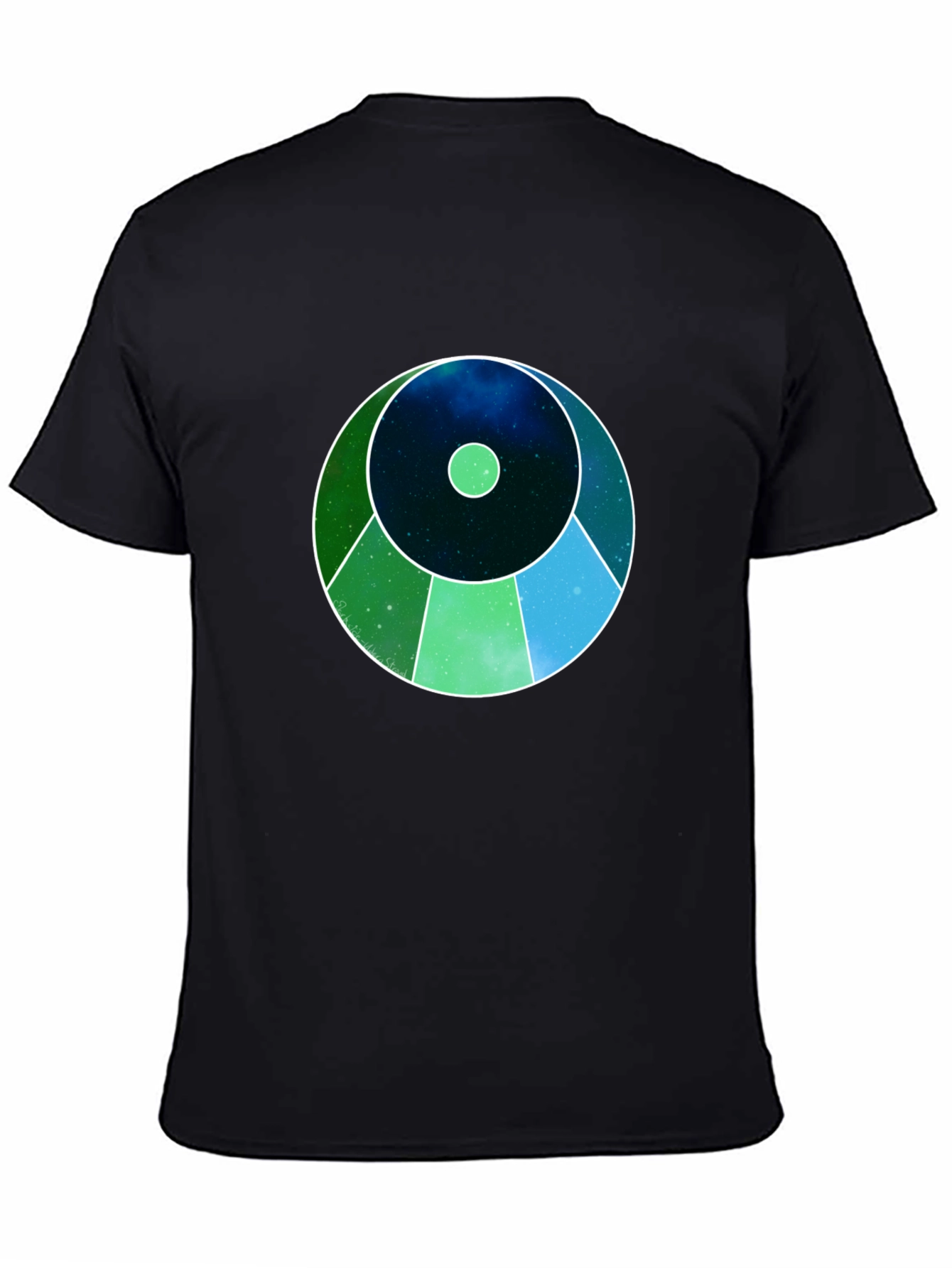 Geometric Galaxy Graphic T-Shirt