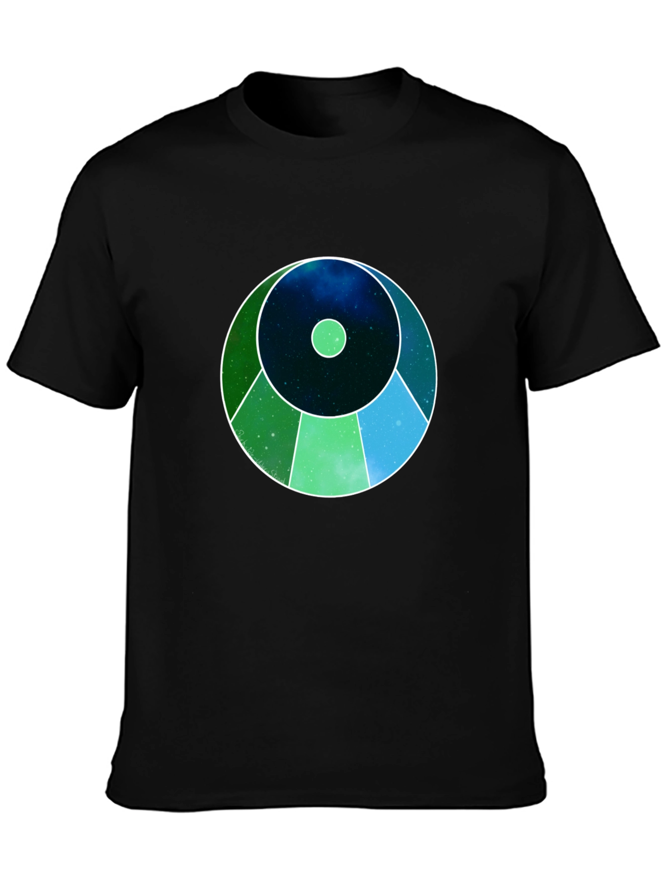 Geometric Galaxy Graphic T-Shirt