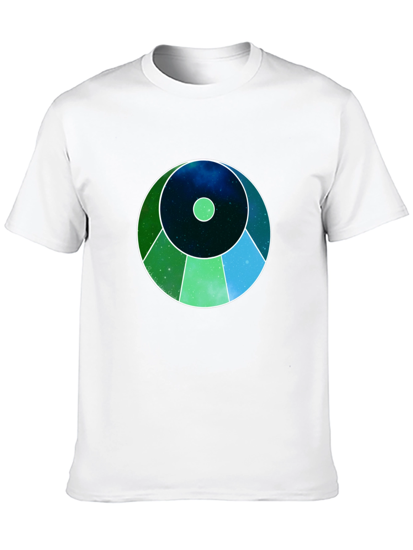 Geometric Galaxy Graphic T-Shirt