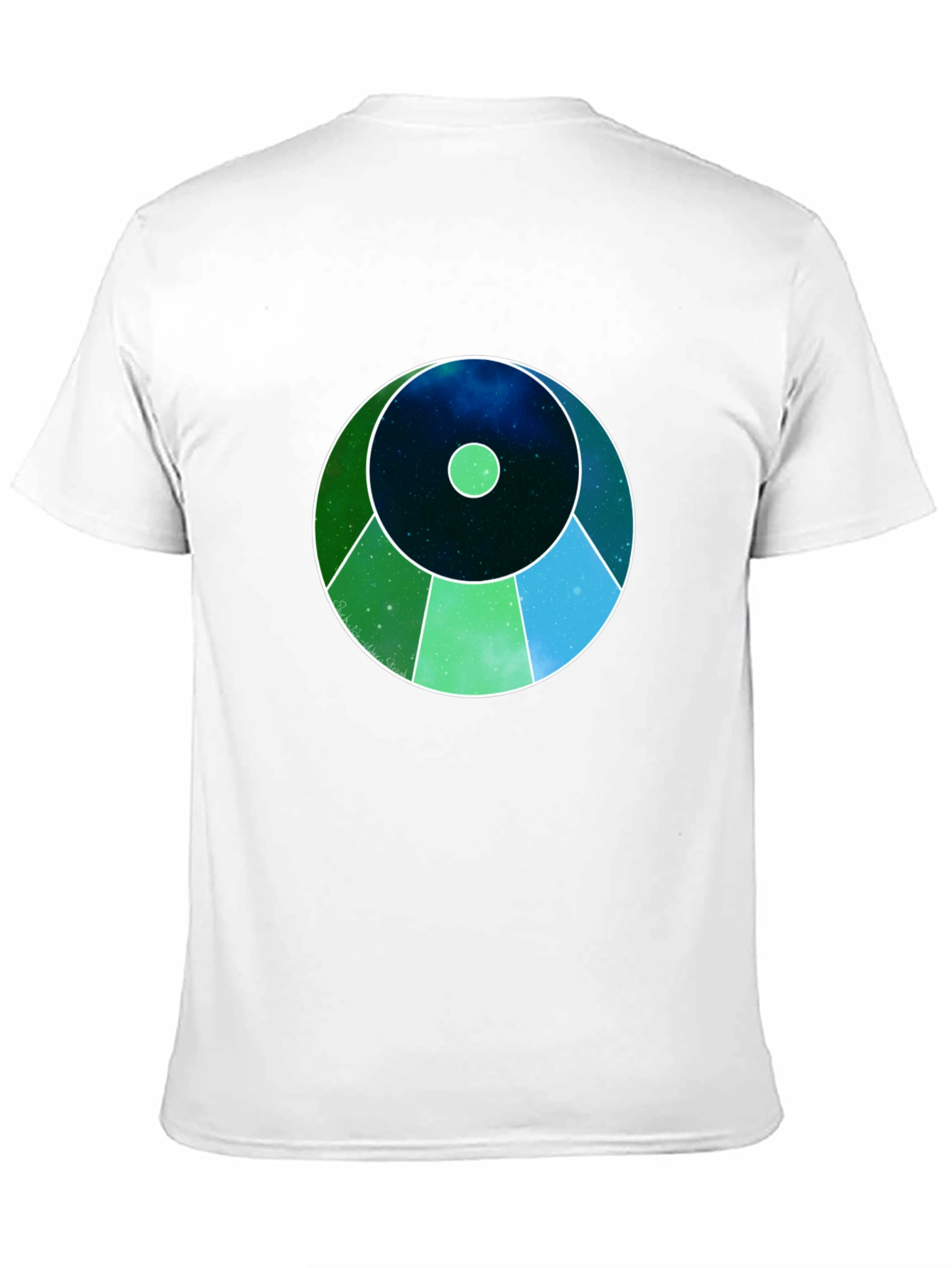 Geometric Galaxy Graphic T-Shirt