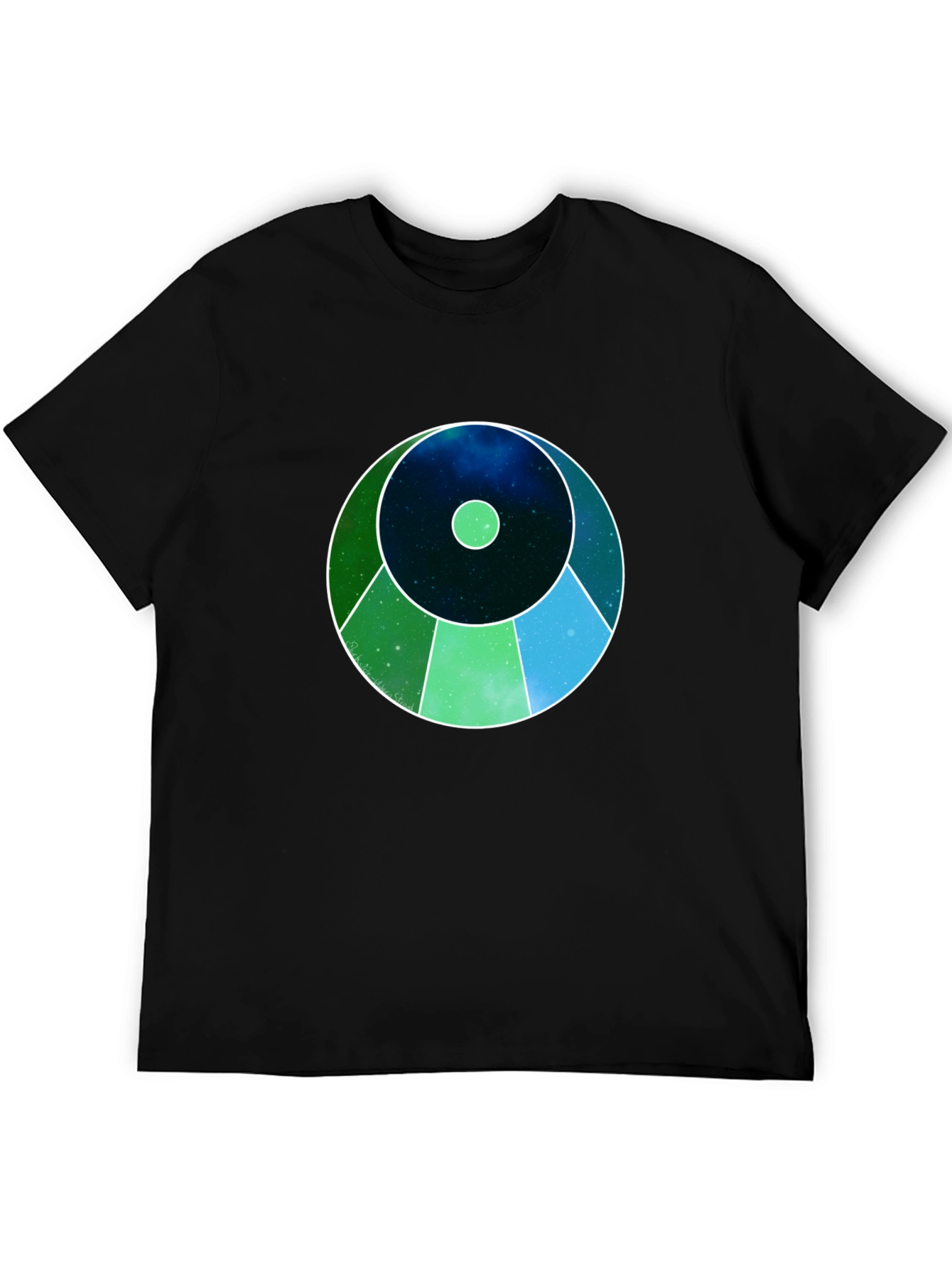 Geometric Galaxy Graphic T-Shirt