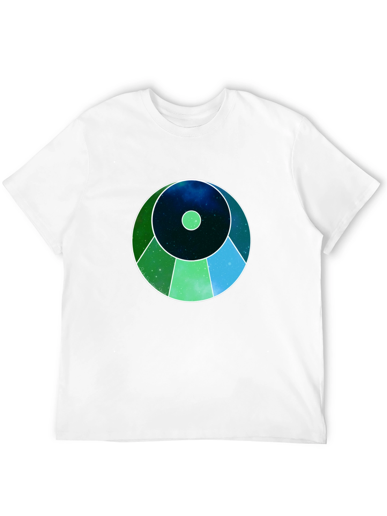 Geometric Galaxy Graphic T-Shirt