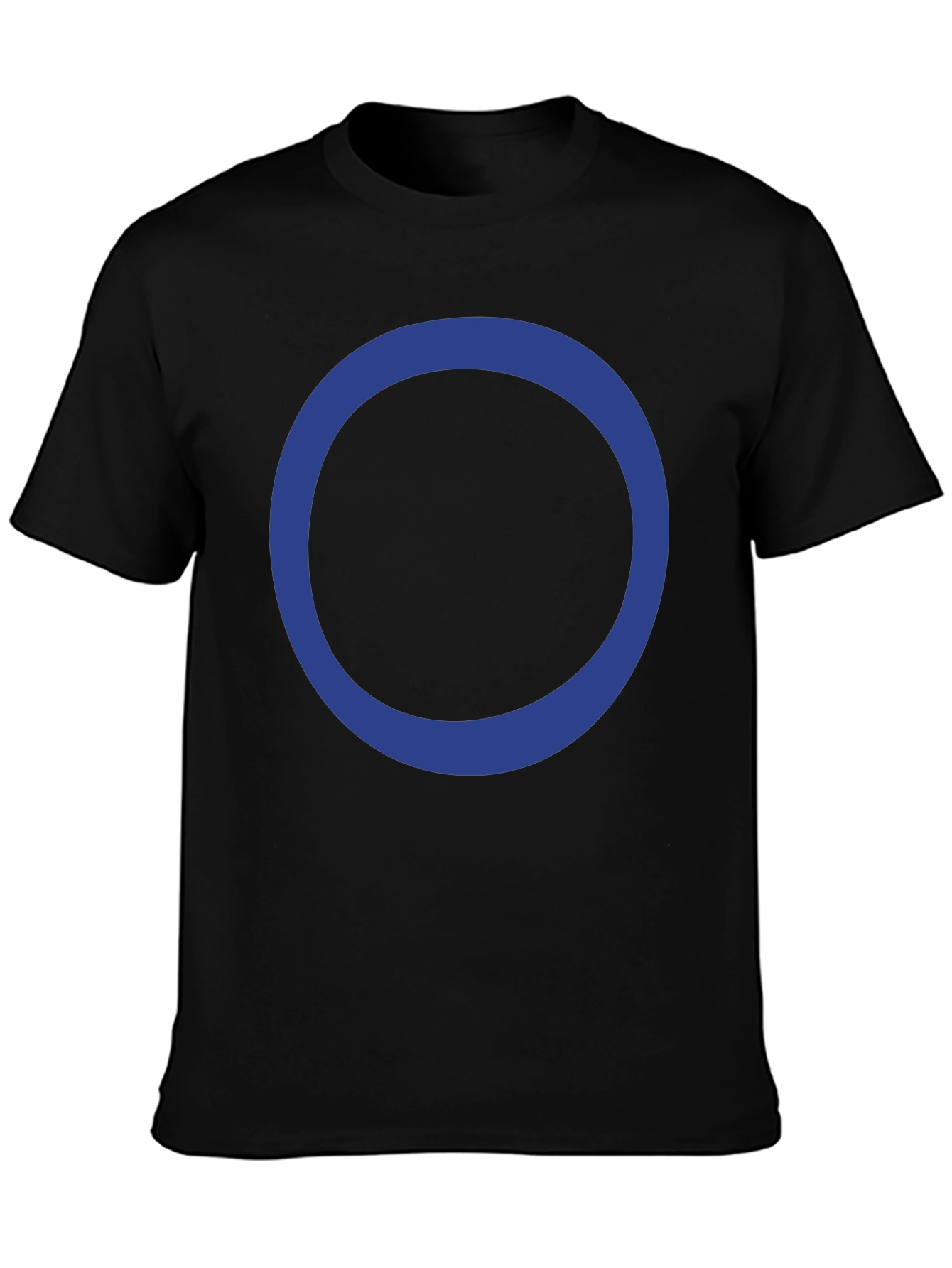 Circle Design Black T-Shirt