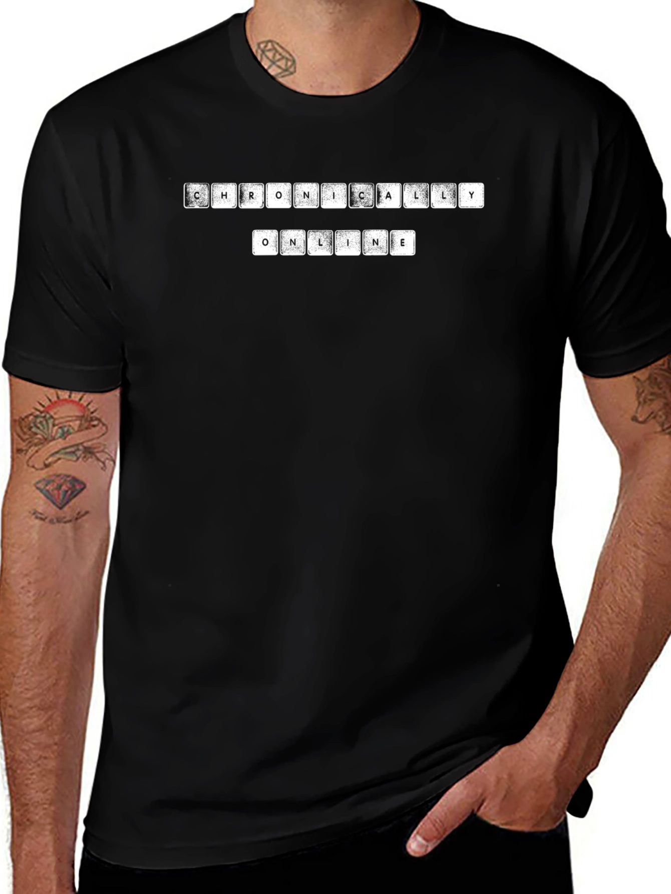 Chronically Online Graphic T-Shirt
